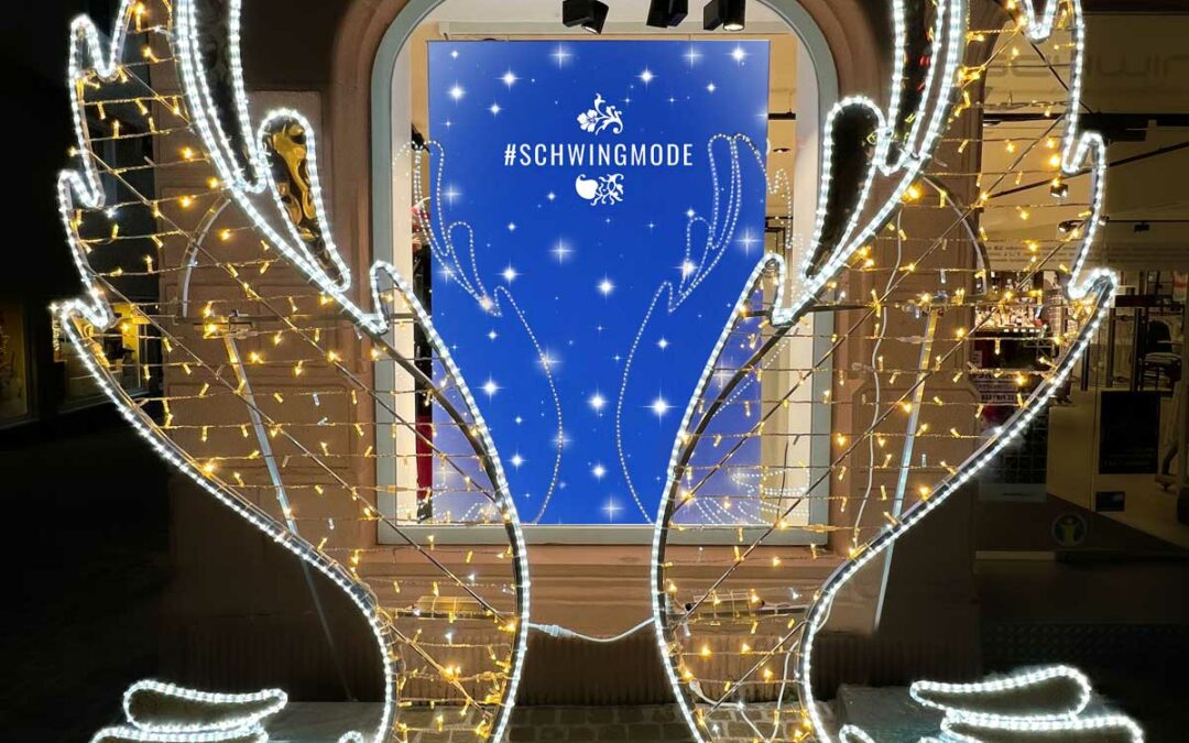 Engelsflügel Selfie-Point im Advent 2024